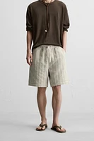 BERMUDA JACQUARD RAYURES