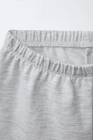 ENSEMBLE SWEAT ET BERMUDA À INSCRIPTION