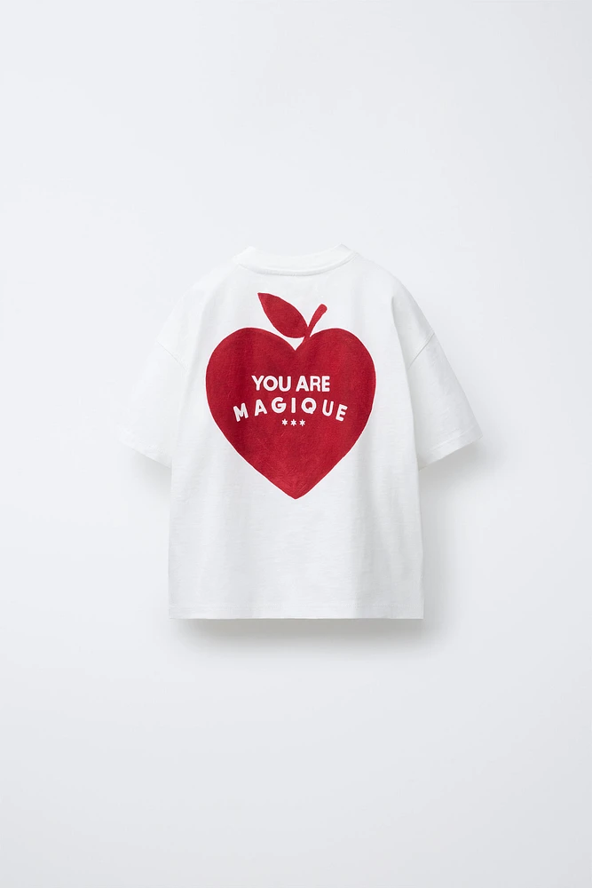 T-SHIRT CŒUR HÔTEL MAGIQUE © X ZARA