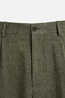 100% LINEN SUIT PANTS