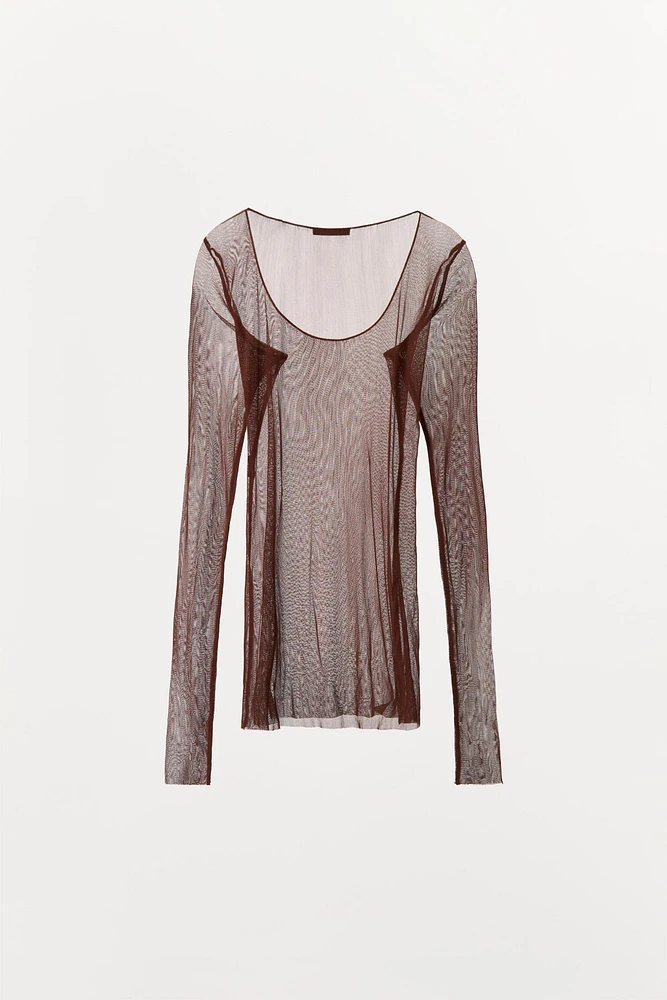 T-SHIRT EN SOIE 100 %