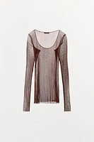 T-SHIRT EN SOIE 100 %
