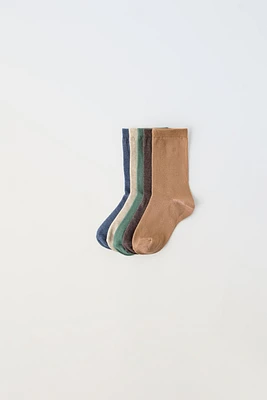 FIVE PACK OF LONG SOCKS