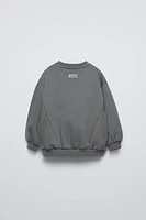 PIECED SWEATSHIRT