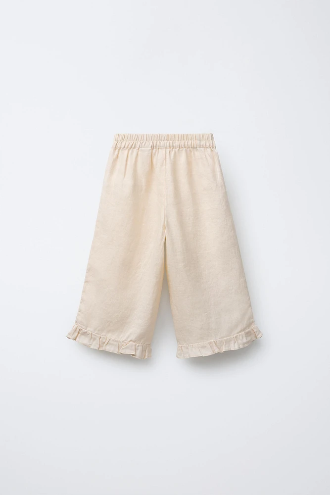 100% LINEN CULOTTES