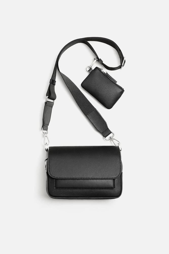 TEXTURE CROSSBODY BAG