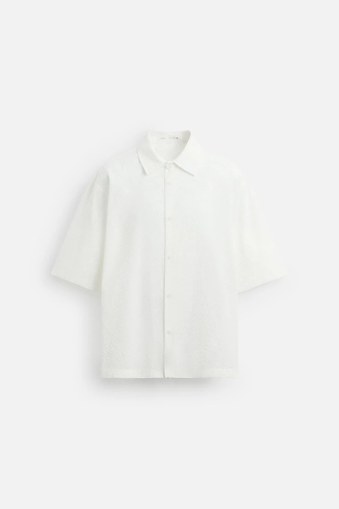 CHEMISE RELAXED FIT TEXTURÉE