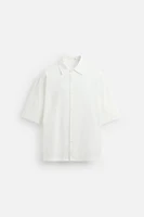 CHEMISE RELAXED FIT TEXTURÉE