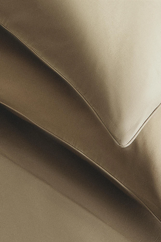 TAIE D’OREILLER PERCALE DE COTON ( FILS