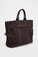 MAXI SUEDE SHOPPER