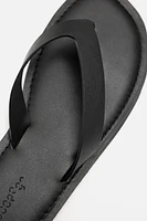LEATHER STRAP SANDALS