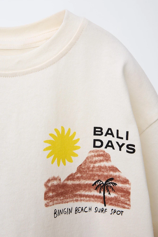 BEACH PRINT T-SHIRT