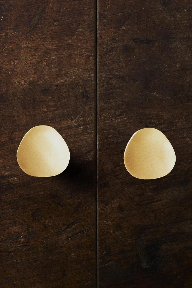 LOT BOUTONS DE PORTE LAITON (LOT DE 2)