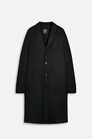 LINEN BLEND STRAIGHT COAT 50TH ANNIVERSARY