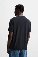 IRREGULAR HEM T-SHIRT