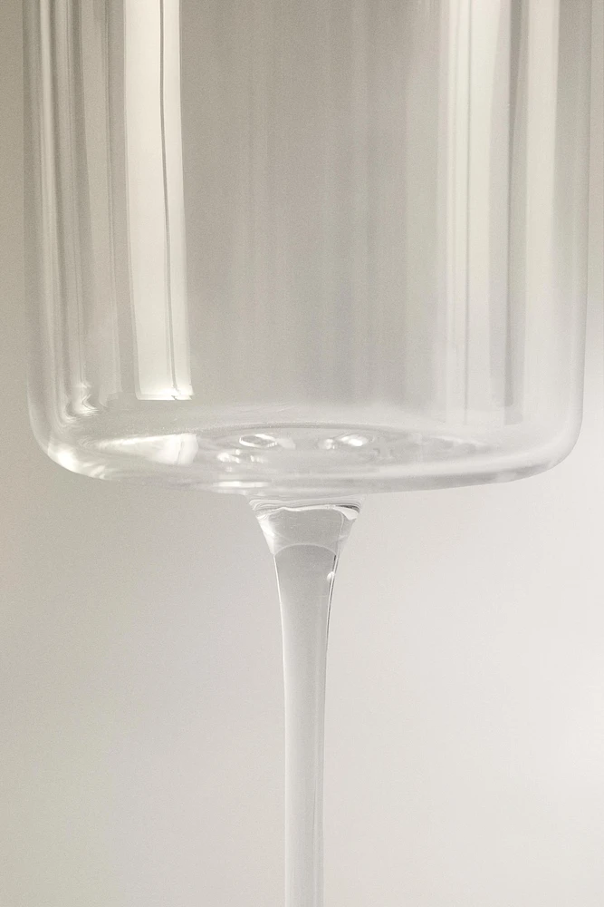 VERRE À VIN DROIT CRISTALLIN