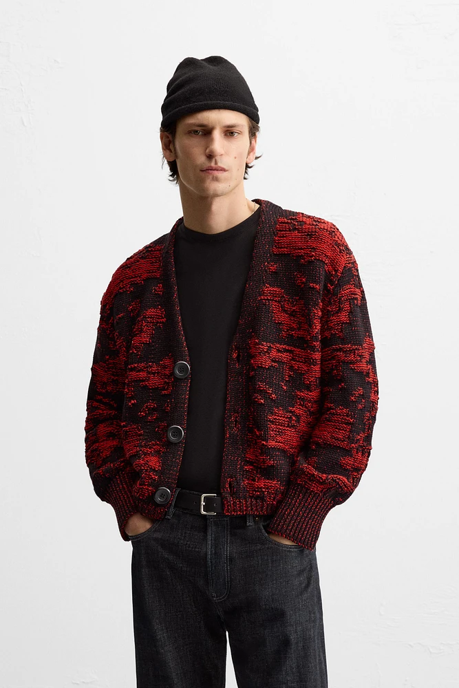 LIMITED EDITION JACQUARD CARDIGAN