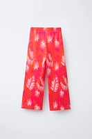 PANTALON PLISSÉ IMPRIMÉ