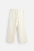 STRUCTURED RELAXED FIT PANTS