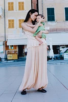 ROBE ET CULOTTE UNIE 100 % LIN