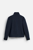 BOUCLÉ TEXTURED JACKET