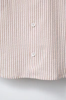 CHEMISE À RAYURES EN SEERSUCKER