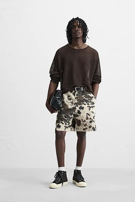 ANIMAL PRINT SHORTS