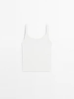 Cotton blend tank top