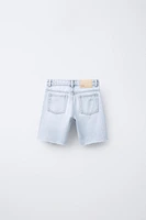 RIPPED DENIM SHORTS