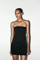INTERLOCK STRAPLESS DRESS