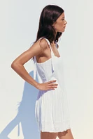 ROBE COURTE EN POPELINE