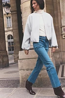 HIGH-WAISTED MINI FLARE JEANS Z1975