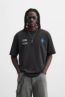 T-SHIRT À IMPRIMÉS BIMATIÈRE