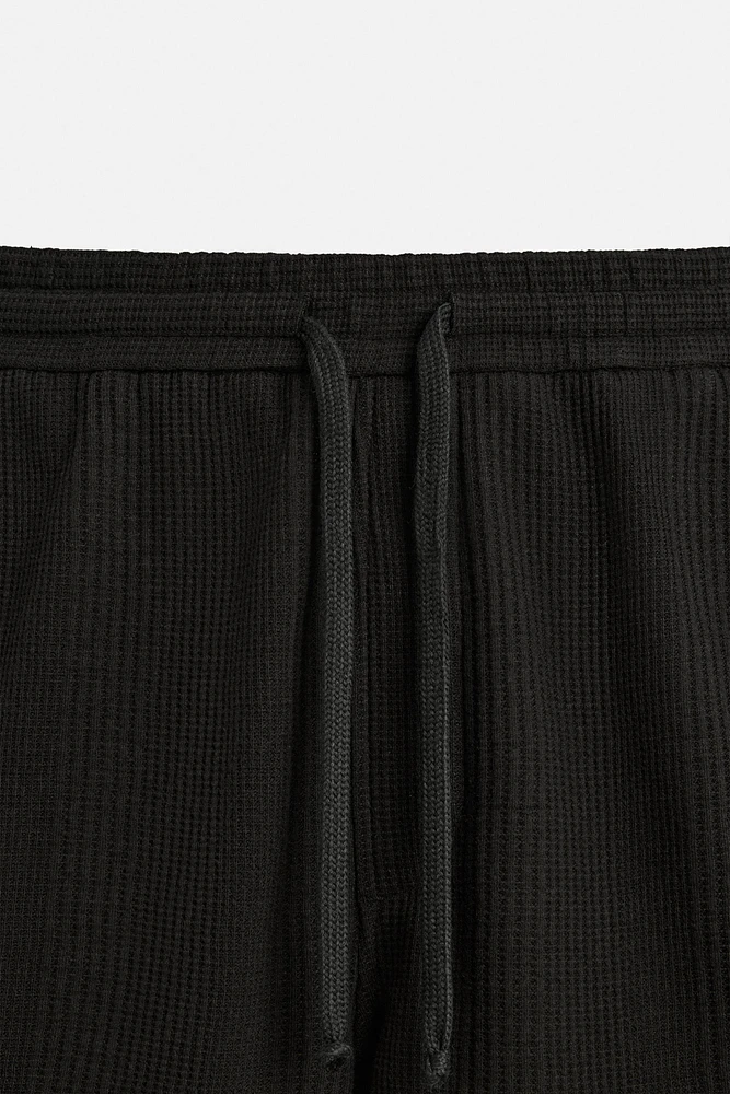 STRIPED JACQUARD SHORTS