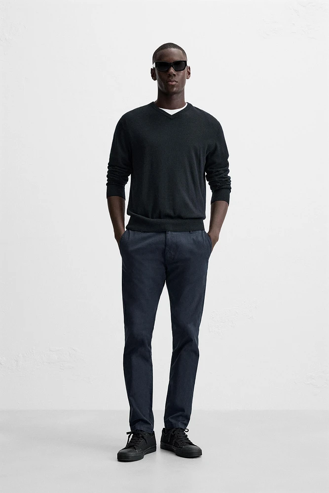 SKINNY CHINO PANTS
