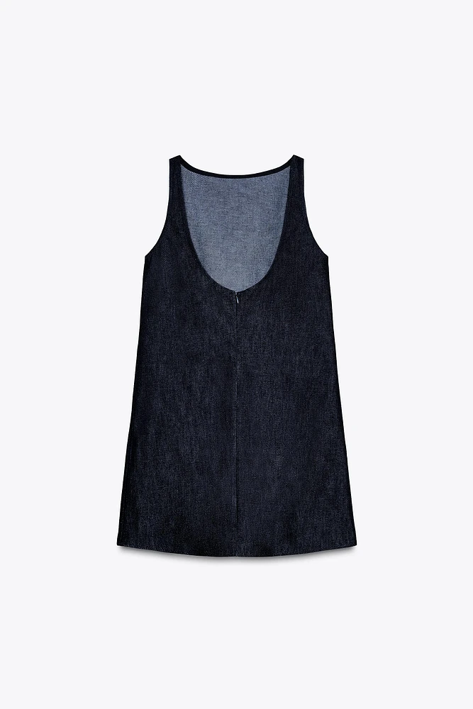 ZW COLLECTION SHORT DENIM DRESS