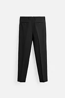 100% WOOL SUIT PANTS