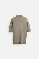VISCOSE KNIT POLO SHIRT
