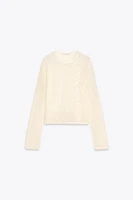 CROCHET LONG SLEEVE TOP