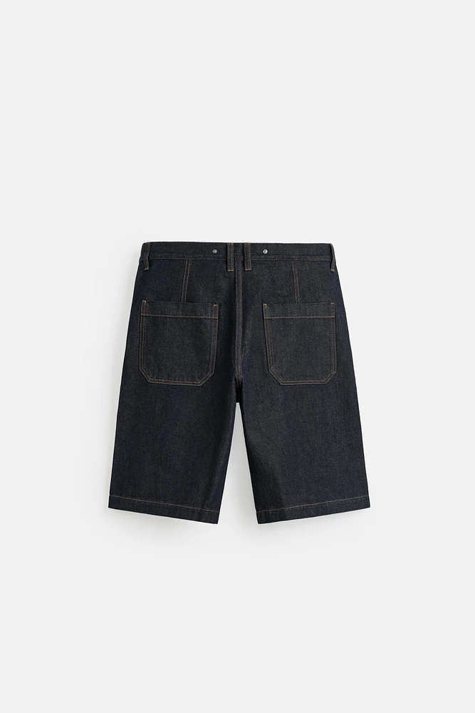 BAGGY FIT DENIM SHORTS