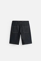 BAGGY FIT DENIM SHORTS