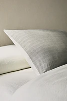 TEXTURED STRIPED PILLOWCASE