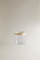 BOROSILICATE GLASS STORAGE JAR