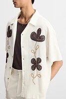 FLORAL EMBROIDERY SHIRT