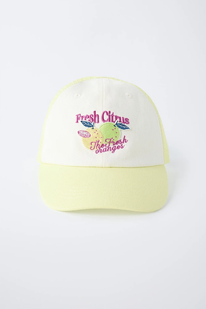 EMBROIDERED PATCH TRUCKER HAT