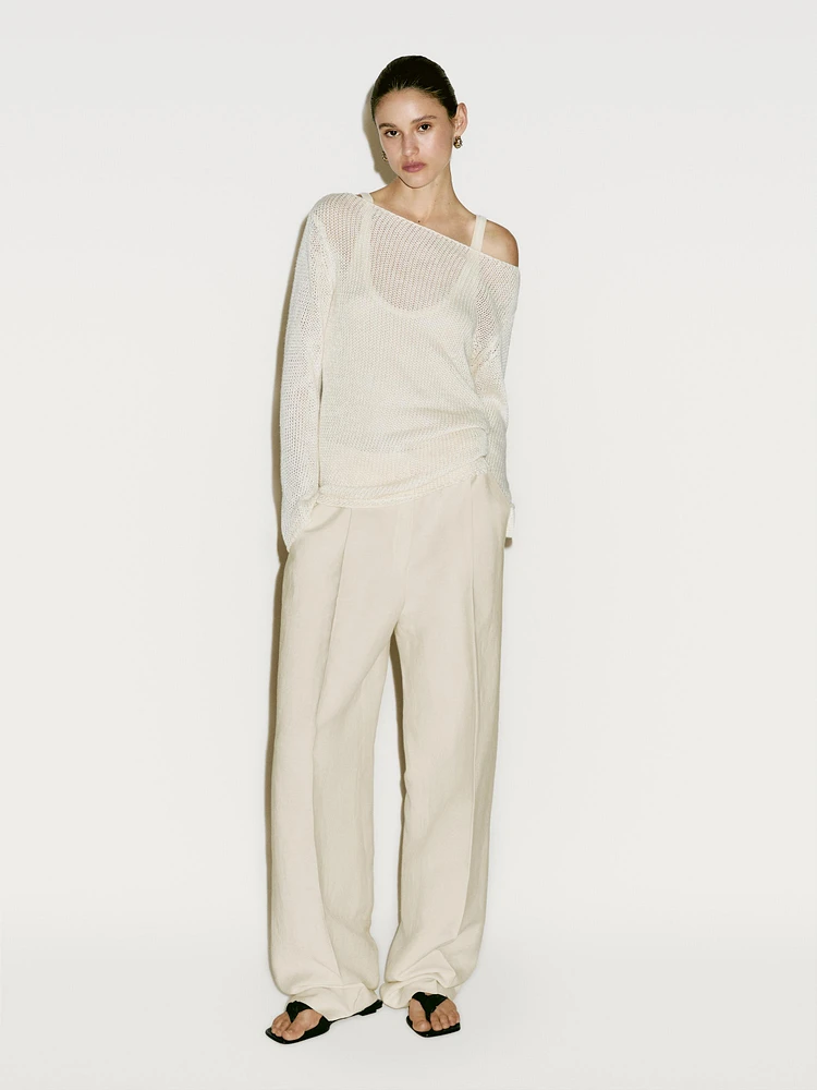 Trousers with dart detail - Limited Edition