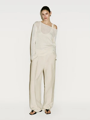 Trousers with dart detail - Limited Edition
