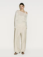 Trousers with dart detail - Limited Edition