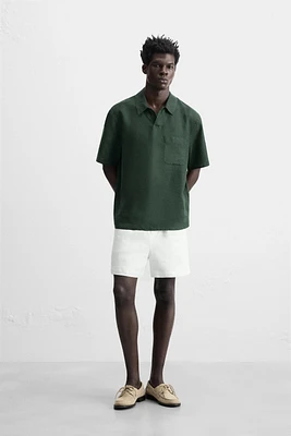 100% LINEN POLO SHIRT