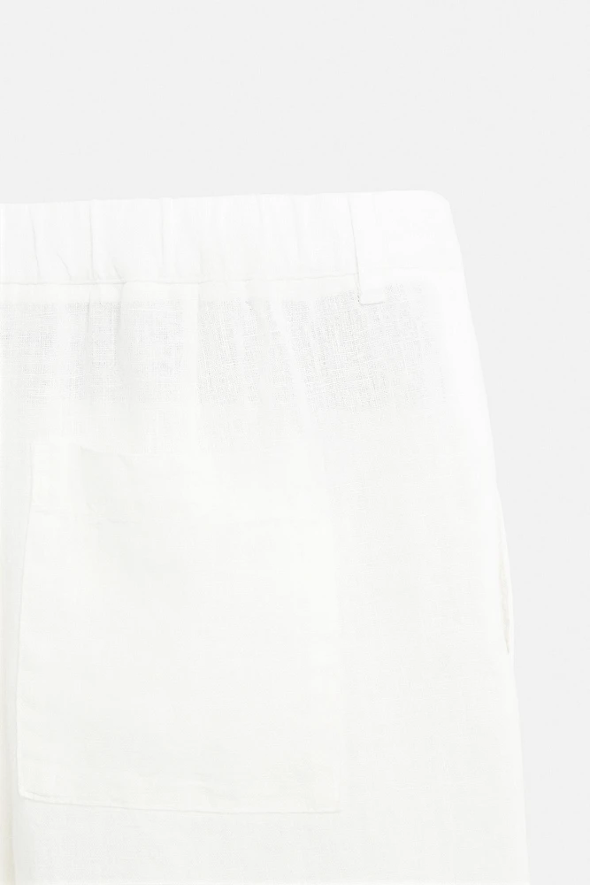 PANTALON RELAXED FIT 100 % LIN
